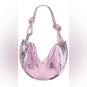 Cult Gaia Estrella bag in metallic pink
